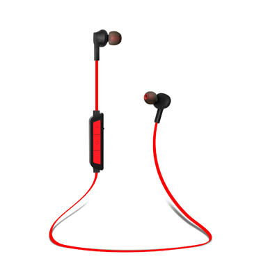 Uolo Pulse Wireless In-ear Headphones, Black/Red